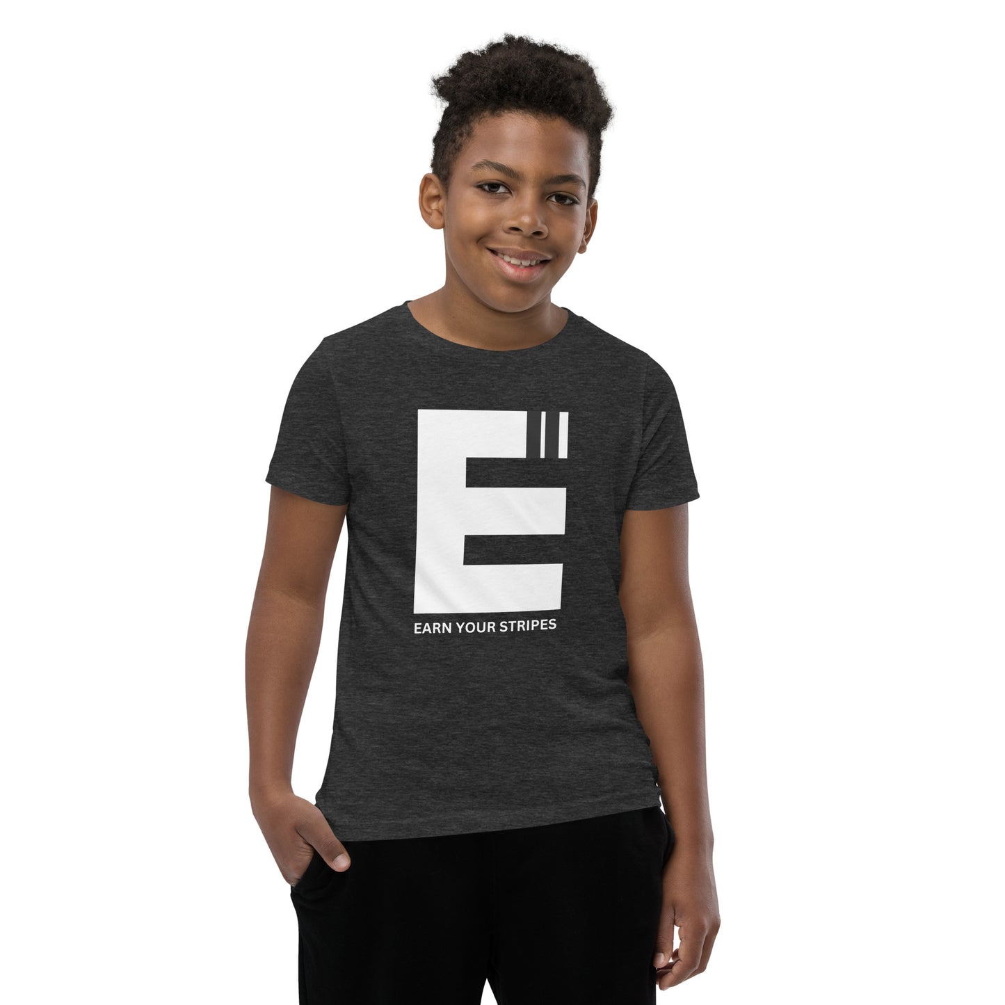 Youth White Logo Tee