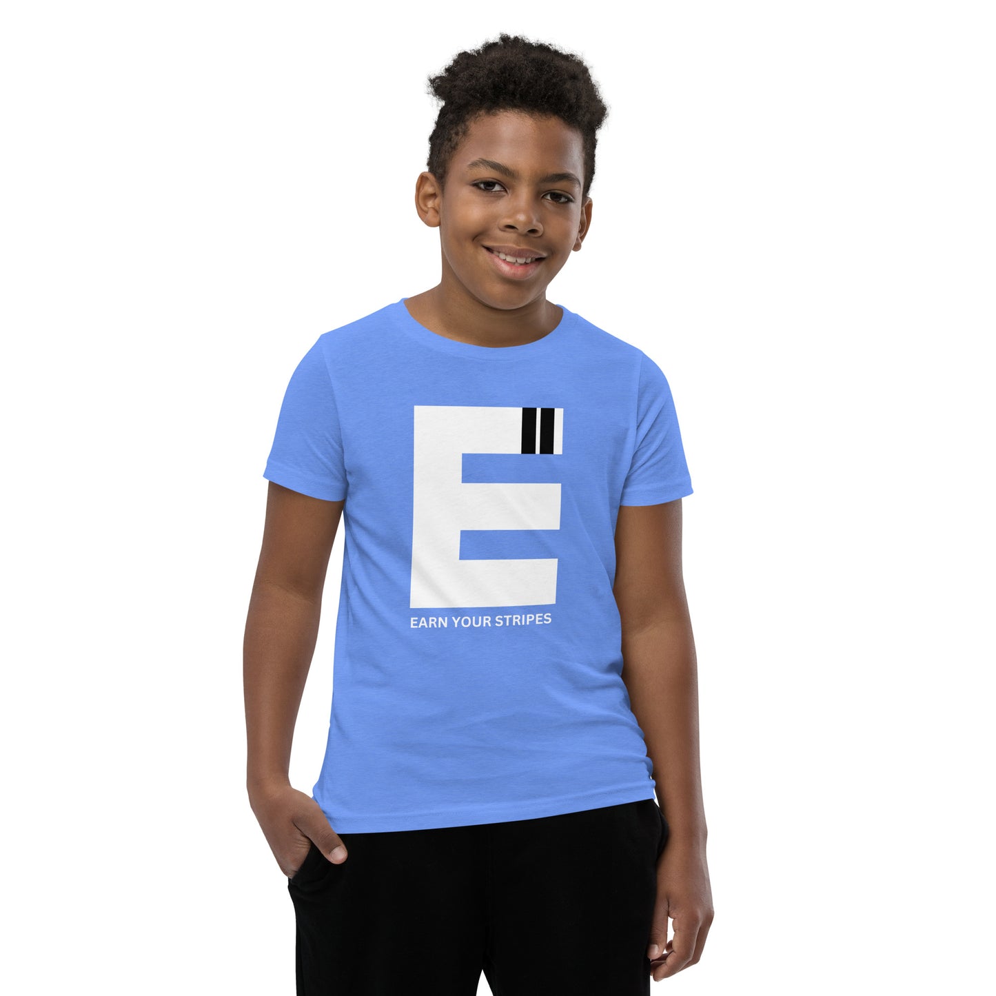 Youth White Logo Tee