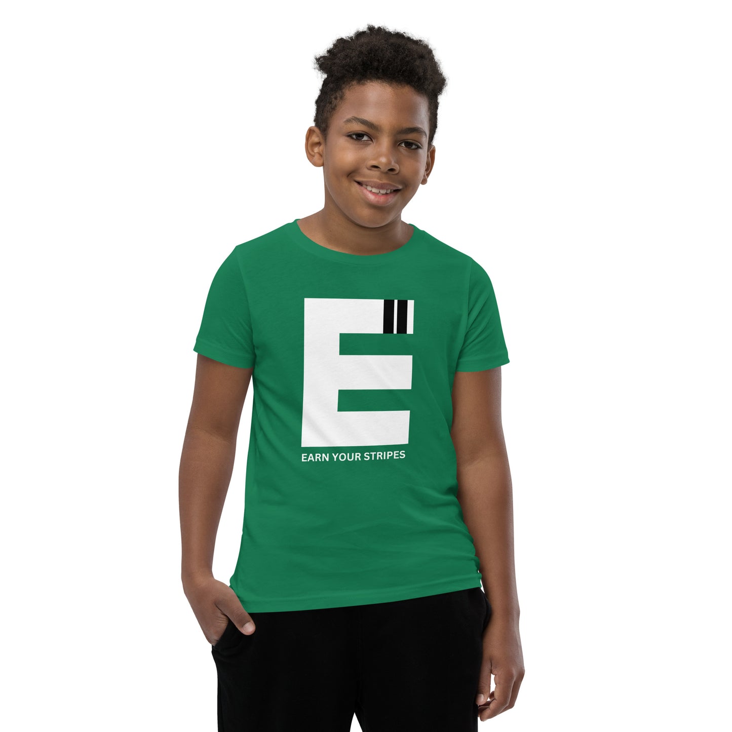 Youth White Logo Tee