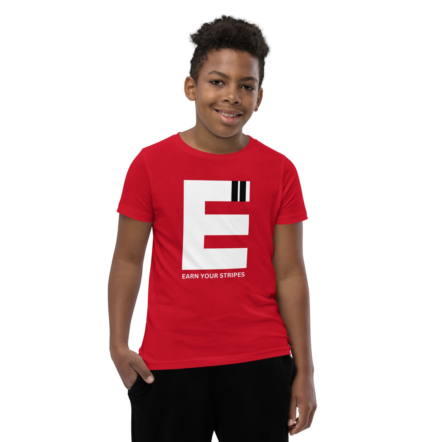 Youth White Logo Tee