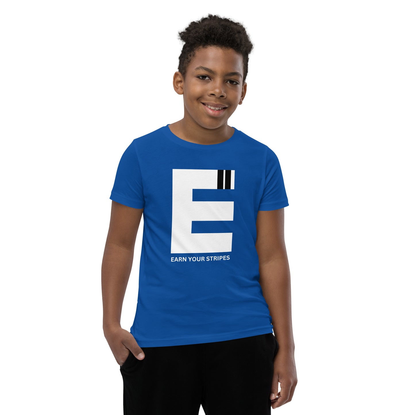 Youth White Logo Tee