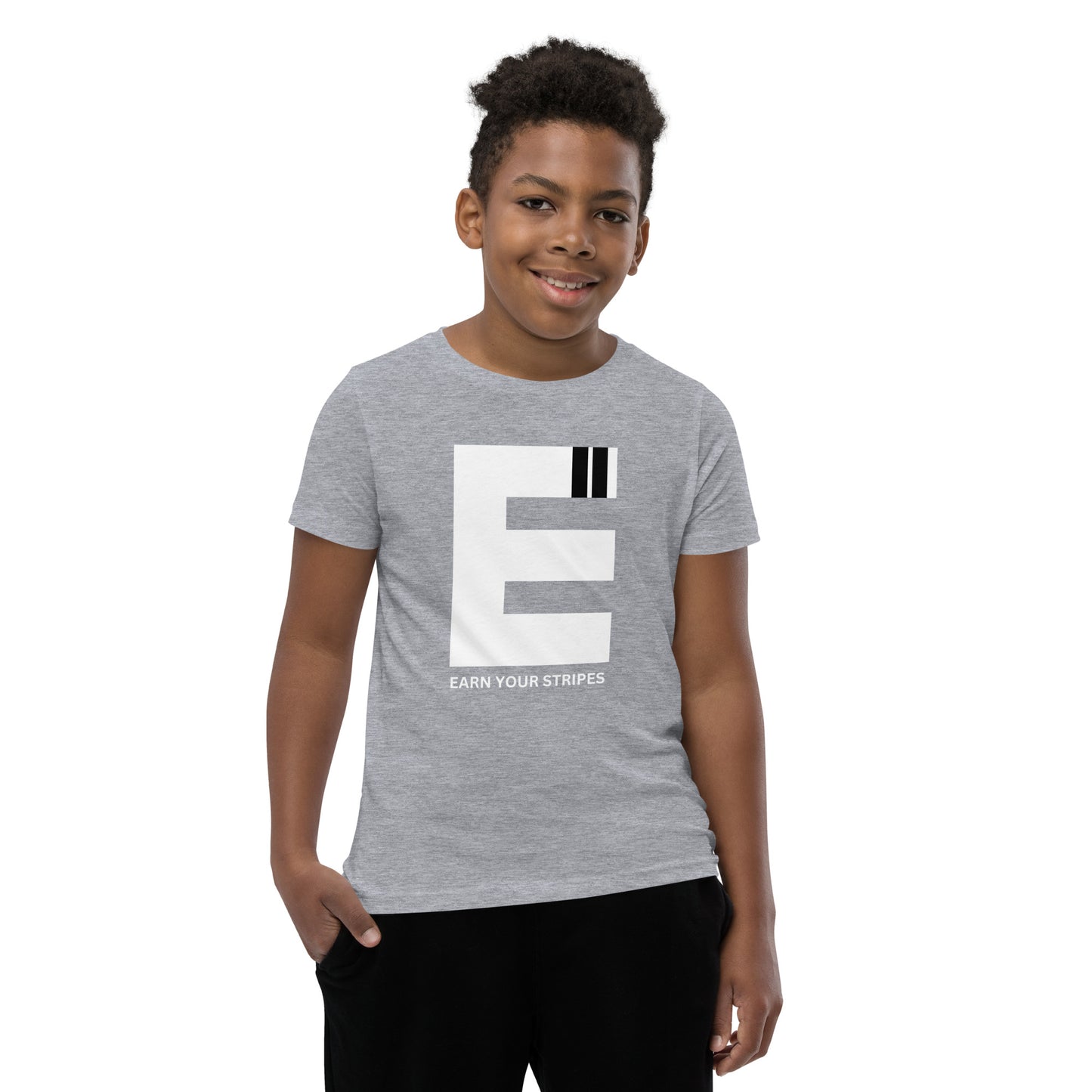 Youth White Logo Tee