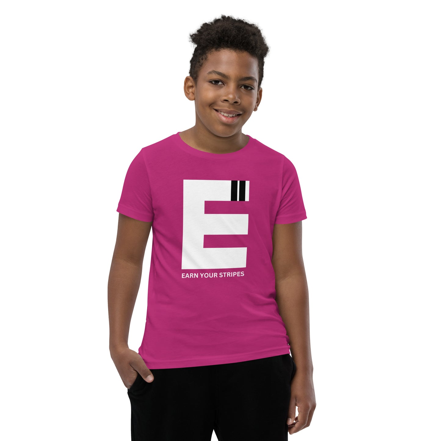 Youth White Logo Tee
