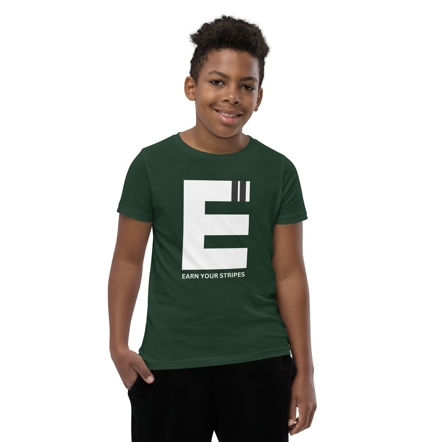 Youth White Logo Tee