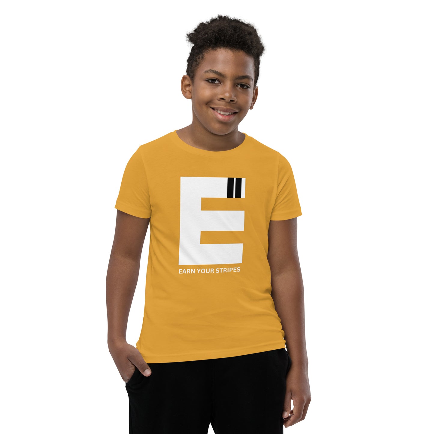 Youth White Logo Tee